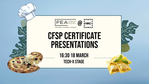 FEA HRC CFSP Certificate Presentation details